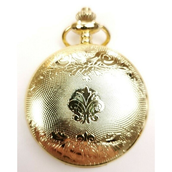 ManChDa Pocket Watch Retro Classic Mechanical Hand-Wind Pocket Watch Steampunk - Picture 2 of 9